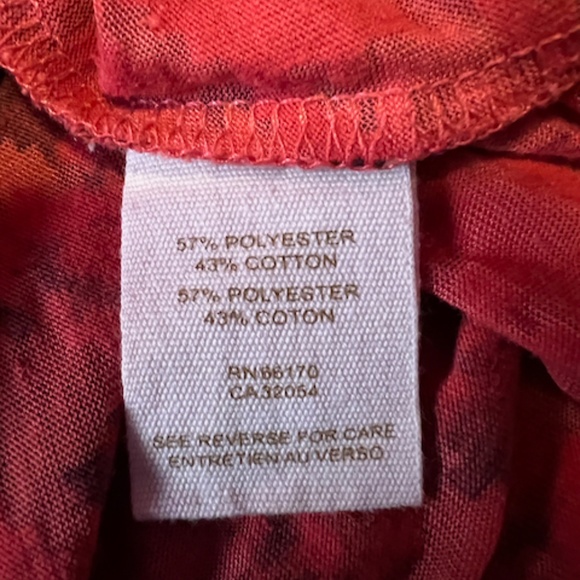 Free People Small Orange Long Sleeve Shirt - Picture 4 of 6